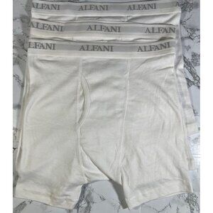 Alfani Mens Size Small Boxer Briefs 3-Pack White